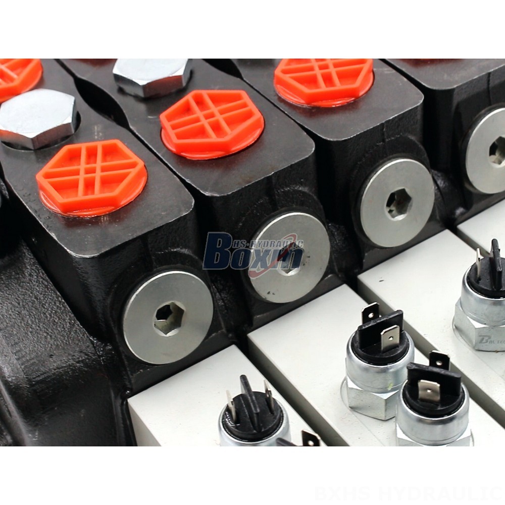 Sectional Directional Hydraulic Valve: DLS180 Micro Switch Manual 4 Spool detail image
